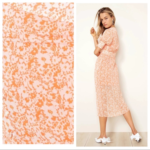 The East Order Peaches Midi Dress size Medium - Picture 2 of 4